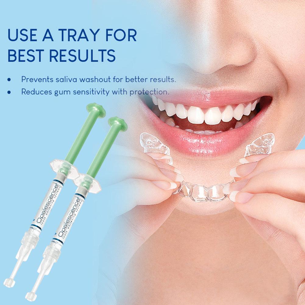 Teeth Whitening Gels - 35% Zahnaufhellungs-Gel mit Minzgeschmack, Spritze, Zahnaufhellungs-Set,