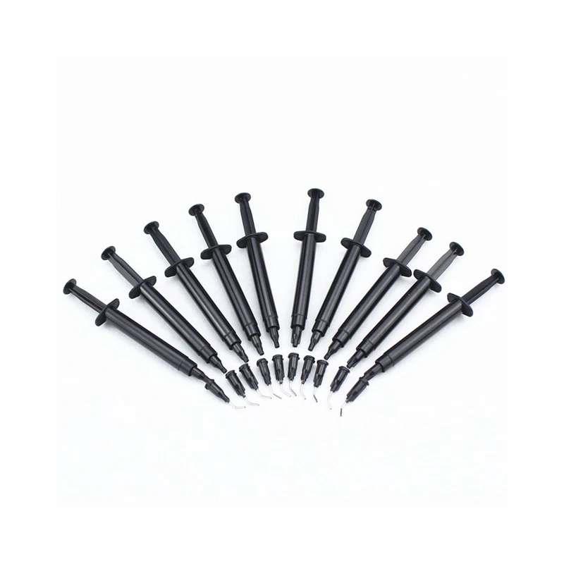 Teeth Whitening Gel Syringes - 100 Stück 3ml Zahnweiß-Gel Zahnfleisch-Schutz Dental-Spritze