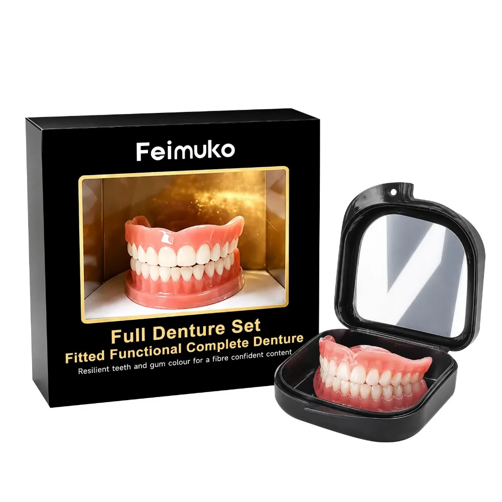 Teeth Whitening Instant - Komplettes Set Zahnprothesen Künstliche Zähne Zahnspangen