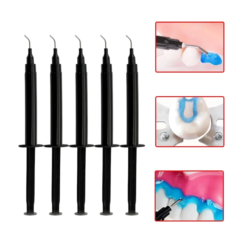 Teeth Whitening Gel Syringes - 10 Stück 3ml Zahnfleischschutzgel mit Spritzen,