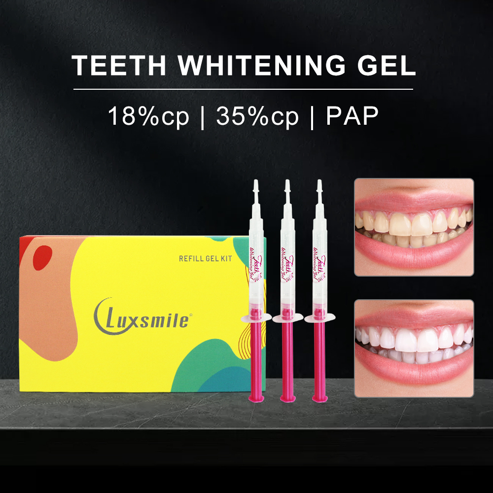 Teeth Whitening Gel Syringes - Luxsmile Zahnaufhellungsgel-Set Blanqueador Dental Carbamid Peroxid