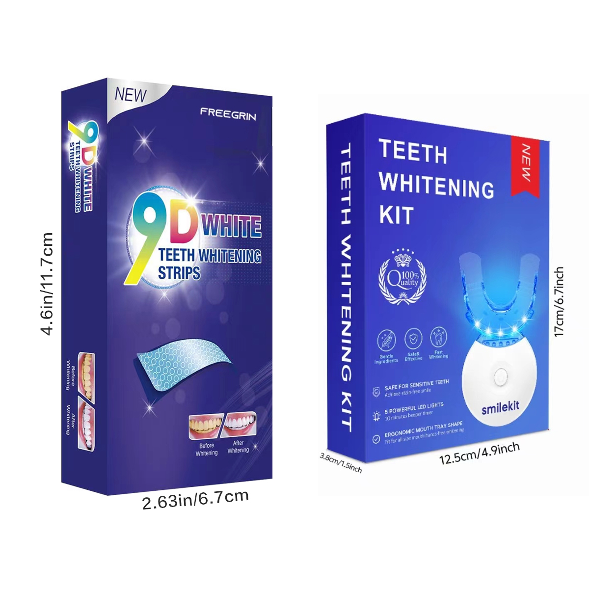 Zahnaufhellungs-Set – 5 x LED- – Teeth Whitening Gels Bewertung und Preis