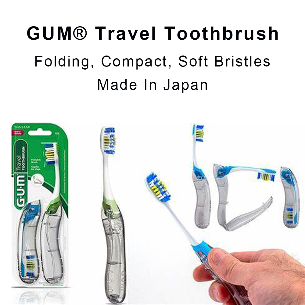 Gum Reise Zahnbürste Folable P – Teeth Whitening Japan Bewertung und Preis