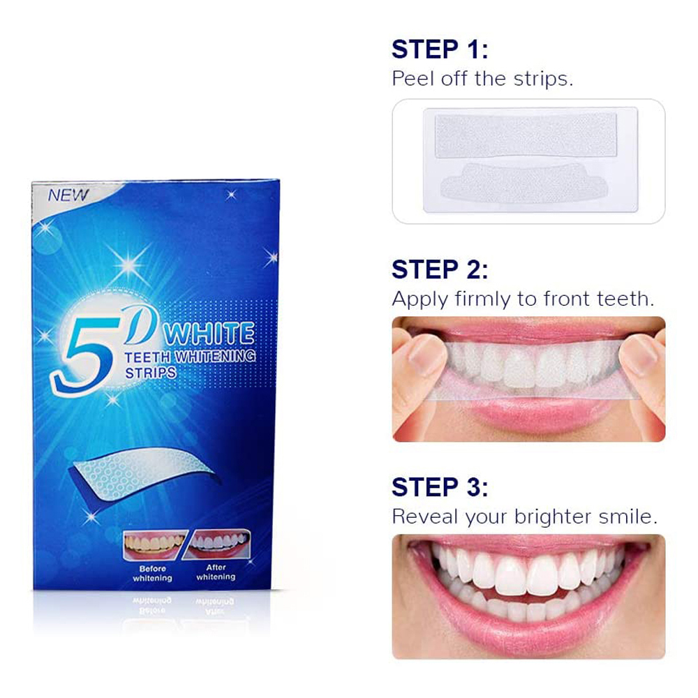 5D Weiße Zahnweißstreifen, Auf – Teeth Whitening Ai Bewertung und Preis